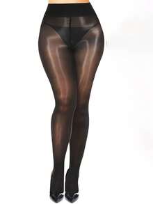 女士黑马油丝袜，采用光滑细腻的马油制成，亲肤透气，高弹显瘦，紧身不勒，不易勾丝，经久耐穿，裸感柔软顺滑，塑形显瘦，适合日常通勤、约会穿搭、秋冬打底裤，舒适百搭，时尚显瘦，弹力贴身，适合各种场合，高端性感时尚打底裤 - 黑色 - 查看 11