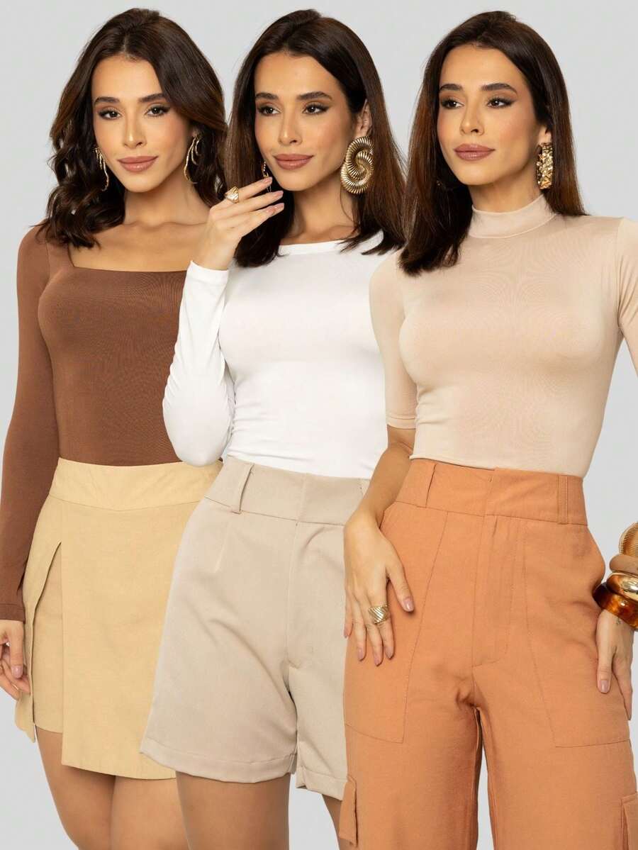 Simple None Beach - 7. Brown, White, Nude - View 1