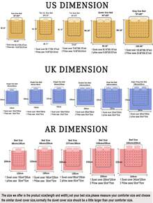 2pcs/3pcs Pink Striped Numeric Print Duvet Cover Set (1 Duvet Cover + 2 Pillow Shams, Inserts Not Included), Made Of Polyester Fiber, Suitable For Daily Use, Soft And Skin-Friendly, Applicable To Bedroom, Master Bedroom, Guest Room And Secondary Bedroom - Multicolor - View 3