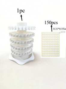 Multi-Tier 360° Rotating Nail Art Display Stand Multi-Layer Rotating Nail Art Display Rack - Professional Nail Color Sample Organizer It Is Perfect For Nail Artists And Fans To Organize And Showcase Their For Nail Stickers,Back To School - View 10