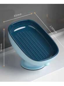 1 khay đựng xà phòng hai lớp có giác hút: Thiết kế gọn gàng, thoát nước nhanh, hộp đựng xà phòng gia dụng, dùng trong phòng tắm, không đọng nước. - nhiều màu - Xem 5