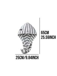 Sanrio Diagonal Hair Drying Cap,Kuromi,Pompompurin,Super Absorbent,Quick Dry,Soft Fabric,Anti-Frizz,Reduces Hair Damage,Portable,Lightweight,For Long Thick Hair,Curly Straight Hair Friendly,Gentle On Hair,Estt, Forcair, Travelt, 3kd Style,Sanrio Fans Essential,Collectible Merchandise,Great Gift Idea,Hair Care Accessory,Daily Use Must Have - 彩色 - 查看 13