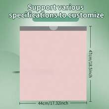 浴室垃圾袋，每卷50个，粉色小号垃圾袋，结实轻薄材质，一次性垃圾袋，适用于办公室和家庭垃圾桶，每卷50个 - A - 查看 3