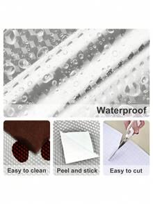 银色方格自粘墙纸，耐热防油铝箔接触纸，防水不锈钢材质，适用于厨房台面、防溅板、电器架衬垫 - 方格鋁箔 - 查看 9