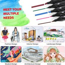 Double-Ended Markers, 120 And 168, Perfect For Artists' Drawing And Coloring Projects, Suitable For Sketching, Coloring, And Illustration, A Complete Set For Art Sketching. - 168 Items + Picture Book - View 7