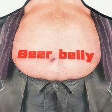 一件趣味大肚腩啤酒肚图案围裙，男士烧烤围裙，男士厨房围裙，可调节趣味烧烤围裙，适合烧烤派对、父亲节、生日、圣诞节礼物 - 多色 - 查看 6