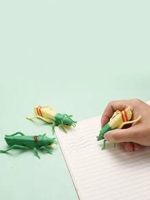 Pack Of 2 Creative Simulated Locust Ballpoint Pens, Student Gel Pens With Silicone Casing. Writing Pens, Signature Pens, Student Writing Supplies, Back-To-School Gift, Student Gift, Simulated Insect Pens. - Locust Ballpoint Pen - View 4