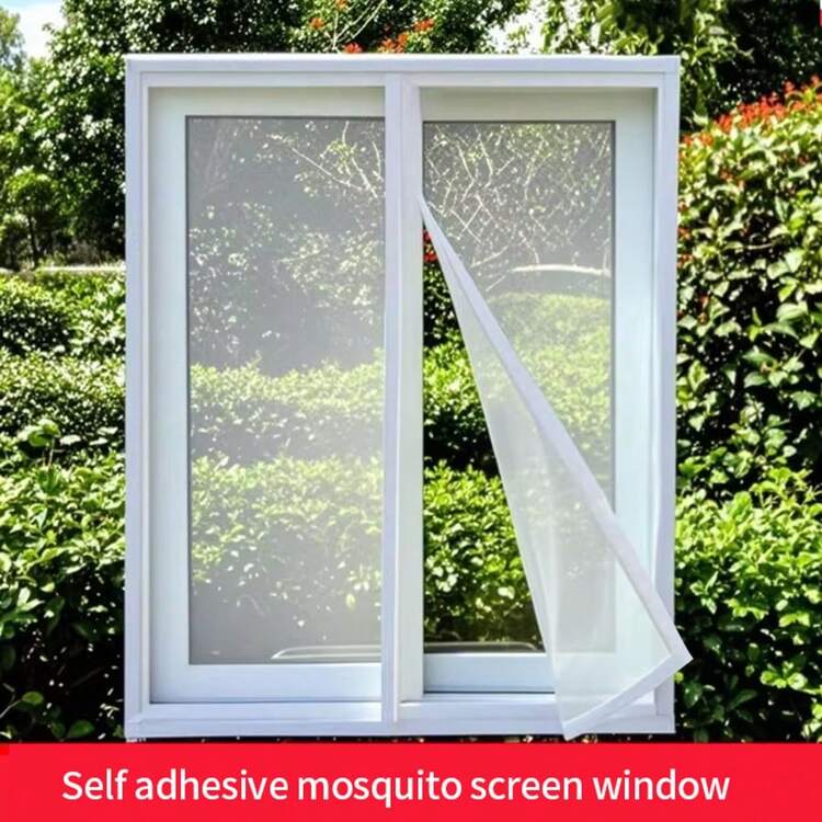 多种尺寸蚊帐，易于安装，中间带拉链，采用自粘聚酯纤维制成，有黑色、白色和多种尺寸可选。有效防止蚊虫进入，同时保持室内通风透气。适用于室内外窗户，可使用魔术贴安装，保护窗户外观，对宠物友好，防猫防蚊，也可作窗帘使用。 - 中間拉鍊紗窗 - 查看 62