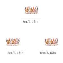 1/2/3pcs Easter Bunny Ear & Chicken Heat Transfer Prints, DIY Applique Patches For Clothing, T-Shirts, Hoodies, Canvas Bags, Hats, Pillows - L - View 6