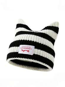 1pc Unisex Fashion Car Logo Knit Beanie Hat, Suitable For Autumn/Winter Daily Wear - A - View 16