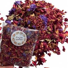 30片/300克干玫瑰花瓣、勿忘我花、装饰蜡烛材料、工艺品制作、肥皂和蜡烛制作、干花、节日和婚礼装饰、彩纸屑、家居和卧室装饰、空气清新剂、沐浴和足浴、DIY工艺品 - 蠟燭乾花(1件) - 查看 1