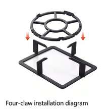 1pc Gas Stove Rack, Non-Slip Pot Holder, Universal 4-Claw/5-Claw Stove Rack - View 7