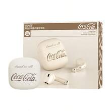 Coca Cola Coca-Cola T70 Retro Beat Bluetooth Earbuds, 13mm Driver, Bluetooth 6.0, Leather Texture, 3g Lightweight, Black/Beige - View 11