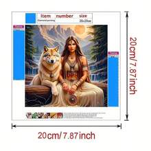 1 Set Kerajinan Tangan 5D DIY Diamond Painting Kit, Cocok untuk Dekorasi Rumah, Kamar Tidur, Pintu Masuk, Ruang Belajar, Kamar Mandi, Seni Dinding Kanvas, Hadiah Liburan - View 5