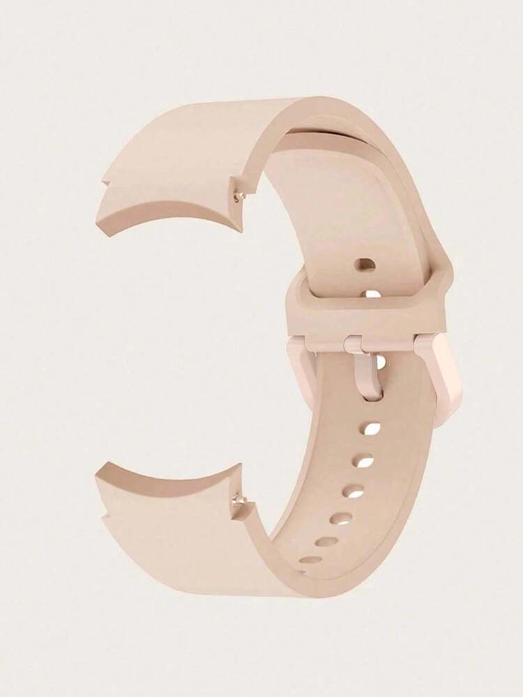 20mm Outdoor Sports Silicone Watch Band, Compatible With Samsung Galaxy Watch 7 FE 6 5 4 40mm 44mm, Watch 5 Pro 45 44mm, Watch 6 43mm, Watch 4 Classic 46mm, Waterproof Sweatproof Light Pink For Women - Baby Pink - View 9