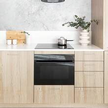 45厘米 x 100厘米/300厘米/500厘米 可移除天然木纹壁纸，北欧清新PVC材质，防潮，不褪色，适用于卧室、儿童房、宿舍、墙面装饰 - 米色 - 查看 9