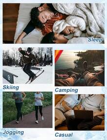 2-Pack Thermal Underwear Pants For Men, Fleece Lined For Cold Weather - 01 - Black/Black - View 2