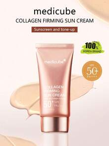 Medicube 胶原蛋白紧致防晒霜_50ml_LR，SPF50+ / PA++++，乳霜质地，轻盈易推开，清爽不油腻，促进胶原蛋白生成，防晒，韩妆，韩国彩妆，50毫升/1.69液体盎司 - 50ml/ 1.69 fl. oz - 查看 1