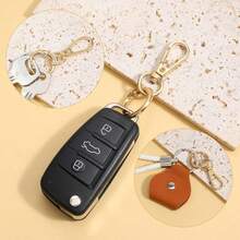 2Pcs Keychain Clip, Swivel Snap Hooks, Double Opening Swivel Clasp, Metal Key Clip For Women Keychain Charms - Multicolor - View 4