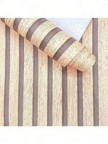 Self-Adhesive Retro Wood Grain Wallpaper, Waterproof, Suitable For Furniture, Doors, Walls - 1PC - View 10
