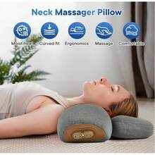 3-In-1 Neck Massager Pillow, Traction Massager With Massage Hot Compress Traction Stretching, Pillow Massage Neck,Gift - View 2