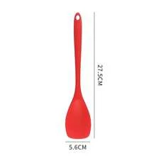 8pcs Silicone Kitchen Cooking Utensil Set, Including Chinese Spatula, Wok Spatula, Soup Ladle, Strainer, Frying Spatula, Pasta Server, Salad Tongs, Honey Dipper, Available In Red And Black Colors - Multicolor - View 30