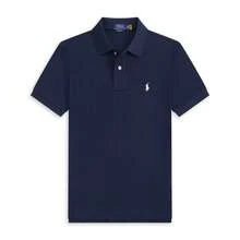 Men Polo Shirts - 黑色白標 - 查看 3