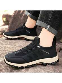 Safety Shoes For Men Women Steel Toe Sneakers Lightweight Comfortable Non Slip Resistant Work Shoes For Men Utility Indestructible Industrial Construction - Black - View 4