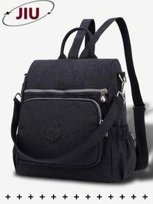 Ba lô nylon chống trộm, ví nữ, túi thời trang đa năng hàng ngày, túi du lịch nhẹ với nhiều ngăn, ba lô tối giản dung tích lớn, ba lô tiện dụng, phù hợp cho học sinh, y tá, giáo viên, chuyên gia kinh doanh, du lịch, đi làm, mua sắm, văn phòng, hẹn hò, leo núi, đào tạo, công việc, quà sinh nhật, quà ngày lễ, ba lô - Nhiều màu - Xem 17