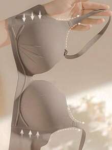 Áo ngực không đường may, không gọng dành cho nữ, nâng đỡ và làm nổi bật vòng một, ngăn ngừa chảy xệ, thiết kế thoải mái và tối giản. - Màu nâu  Mocha - Xem 3