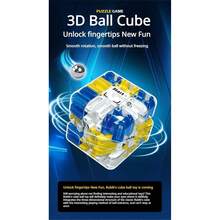 3D Ball Maze Cube Puzzle-Educational Logic Cube For Kids,Parent-Child Battle Game, Stress Relief Toy For Logical Thinkin Training - Xanh và trắng - Xem 1