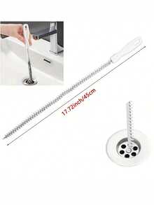 Professional Dryer Vent Cleaning Brush - Effective Lint-Cleaner Tool For Home Dryer Vents, Laundry Room Essentials, And Drain Cleaning Equipment - Easy To Use, Extendable, And Reusable Dryer Vent Duster - White - View 6