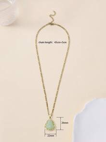 1pc 14K Gold Plated Buddha Pendant Necklace, Unisex - Buddha - View 6