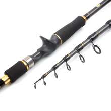 SEACHASER 1.8m-2.7m Carbon Fiber Telescopic Fishing Rod, Medium Power, Suitable For Sea Fishing And Boat Fishing - Black - View 5