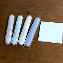 12 Colored Markers That Do Not Bleed Or Feather, Featuring High-Quality Ink. Perfect For Highlighting Notes In Class, Quick-Drying And Suitable For Various Papers. Ideal For Diaries, Art, Crafts - Highlighter+Notes - View 14