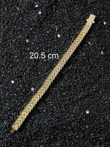 Earrings Jewelry St Patricks Day Women Easter1pc Men's Hip Hop Fully Rhinestoned Fish Tail Chained Bracelet, Personalized Daily Wear, Boyfriend Giftjewelry Women Necklaces For Women Gold Rings - 風格 a - 查看 5