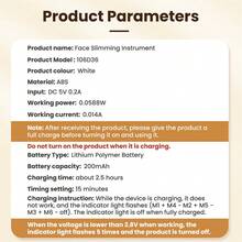 电动提拉美容仪 电动V脸带 8档面部按摩器 提拉V型美容仪 美容护肤 - 白色 - 查看 10