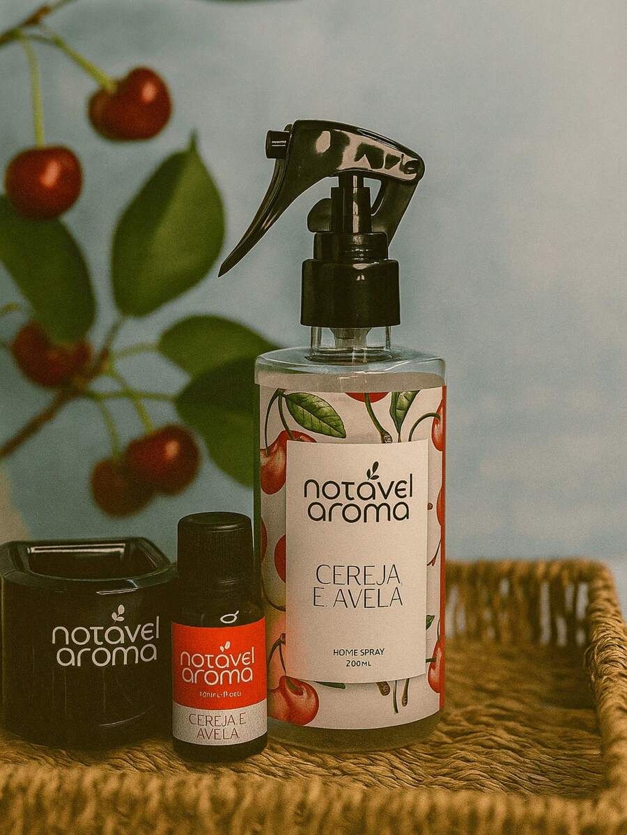 Electric Diffuser Kit, Home Spray And Perfumed Water Essence For The Room - Cherry and Hazelnut - View 1