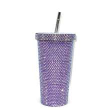 1pc 500ml 304 Stainless Steel Large Capacity Rhinestone Shiny Stainless Steel Insulated Water Bottle, Leak-Proof, Suitable For Birthday Parties, School Events, Holidays, Outdoor Sports, Home And Office Use, Gift For Friends - Multicolor - View 17