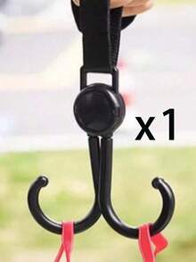 5个装多功能电动滑板车挂钩，重型悬挂式挂钩，婴儿车包夹，儿童推车通用挂钩 - 彩色 - 查看 12