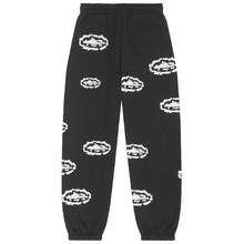 Denim Tears X Corteiz Cotton Wreath Sweatpants 'Black' - 彩色 - 查看 1