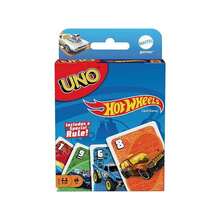 Mattel 美泰UNO F1卡牌游戏，适合儿童、家庭、旅行和户外露营，卡牌印有F1赛车世界图案。 - 彩色 - 查看 12