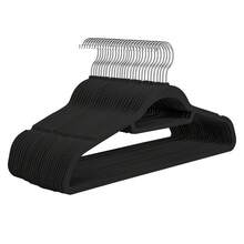 20/50 Pack Luxury Velvet Felt Non Slip Clothes Hangers - Ultra Slim & Space Saving - Heavy Duty Swivel Hook For Clothing, Suit, Top, Tie, Shirt, Skirt & Pant Organization - 查看 8