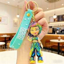 Themed Keychain For Daily Bag Decoration, Key Storage, Backpack Ornament, Fan Collection And Casual Wear Matching, Perfect Accessory For Enthusiasts And Music Lovers Random Shipping - Multicolor - View 8