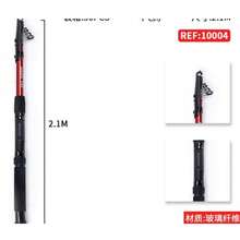 2.1-4.5m Telescopic Fiberglass Fishing Rod, Ultra-Hard Long Distance Casting Rod, Fishing Tackle - Multicolor - View 13