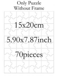 1pc Customized Wooden Puzzle, Personalized Wooden Puzzle For Room Decor/Decoration, With Wooden Frame Or Puzzle Only, Suitable For Father's Day/Birthday/Wedding, Customizable Large Size Wooden Puzzle For Birthday Decoration/Home Decor - Multicolor - View 21