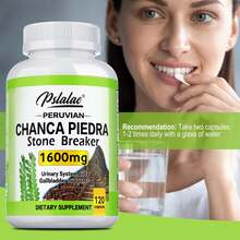 PSLALAE Chanca Piedra - Kidney Cleanse, Detoxifies, Removes Impurities, Support Kidney And Urinary Tract Health, Gallbladder Supplement - 120pcs - Ba chai - Lựa chọn tốt nhất - Xem 5