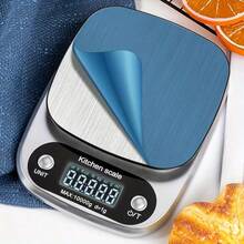 SOKANY Báscula de cocina digital, 4 unidades (G/Oz/Lb), pantalla LCD, 2 baterías AAA, conversión de unidades. Herramienta precisa para hornear y cocinar, accesorio esencial de cocina. - Báscula de cocina - Ver 10