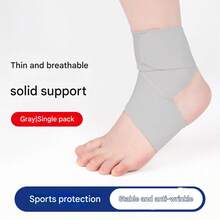 Women Men Ankle Brace Adjustable Compression Sprained Ankle Wrap Sports Ankle Support - Grey - View 3