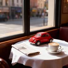 1pc 1:38 Alloy Diecast Car Model With Sound & Light, Birthday Gift, Halloween, Christmas Gift - Multicolor - View 8